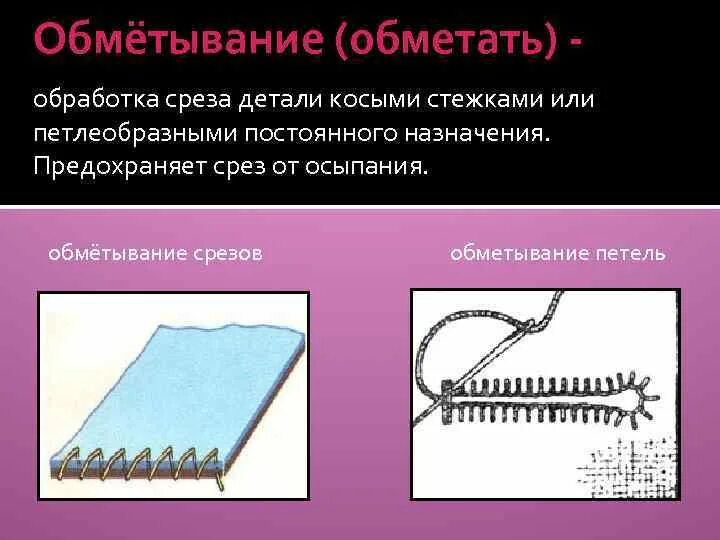 Обметанный срез. Ручное обметывание среза. Обметывание срезов вручную. Обметать срез ткани.