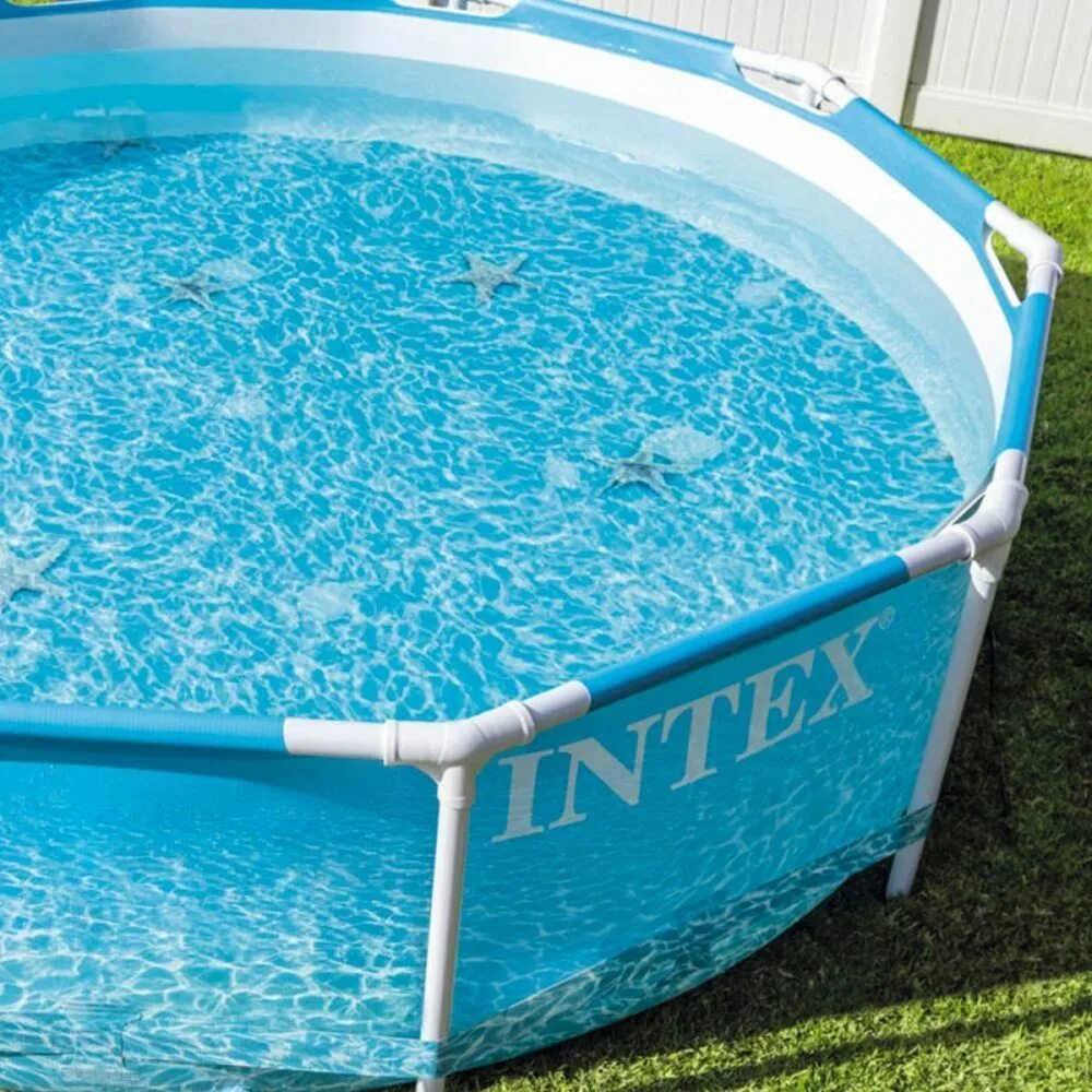 Чаша для бассейна intex frame. Бассейн 28206 intex. каркасный бассейн intex metal frame 28206, 305x76 см. бассейн интекс 305х76. бассейн интекс каркасный 305х76см.