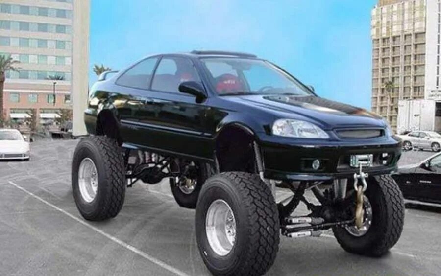 Honda Civic джип. Honda Civic для оффроад. Цивик 6 off Road. Матиз бигфут.