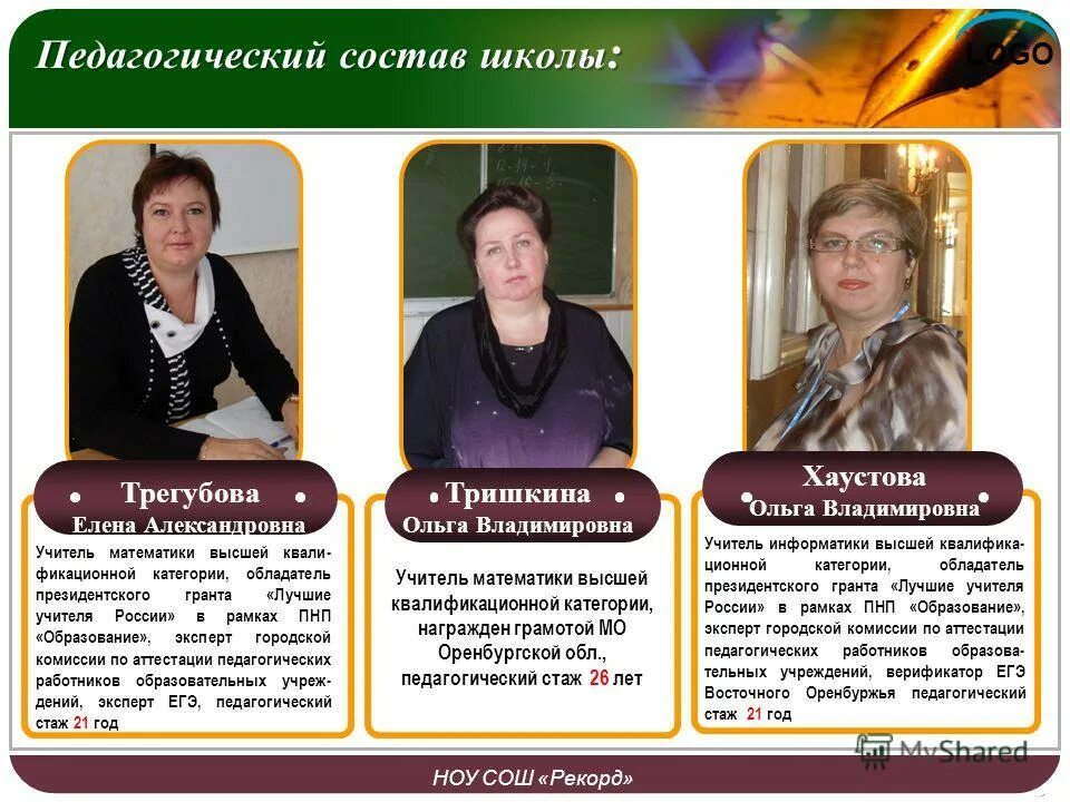 педагогический состав школы 50. осипова светлана александровна. росби отрадный. преподавательский состав школы. педагогический состав школы 50.
