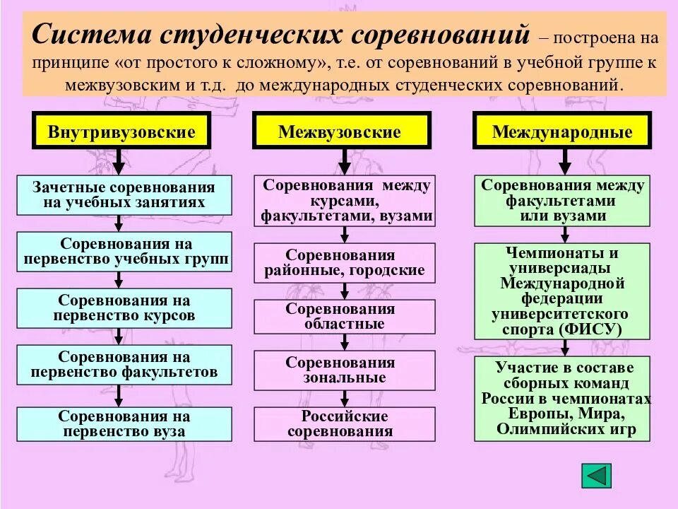 Этапы подготовки соревнования. Система студенческих спортивных соревнований таблица. Заполните таблицу система студенческих спортивных соревнований. Характеристика системы соревнований. Подходы к классификации многообразия спортивных соревнований.