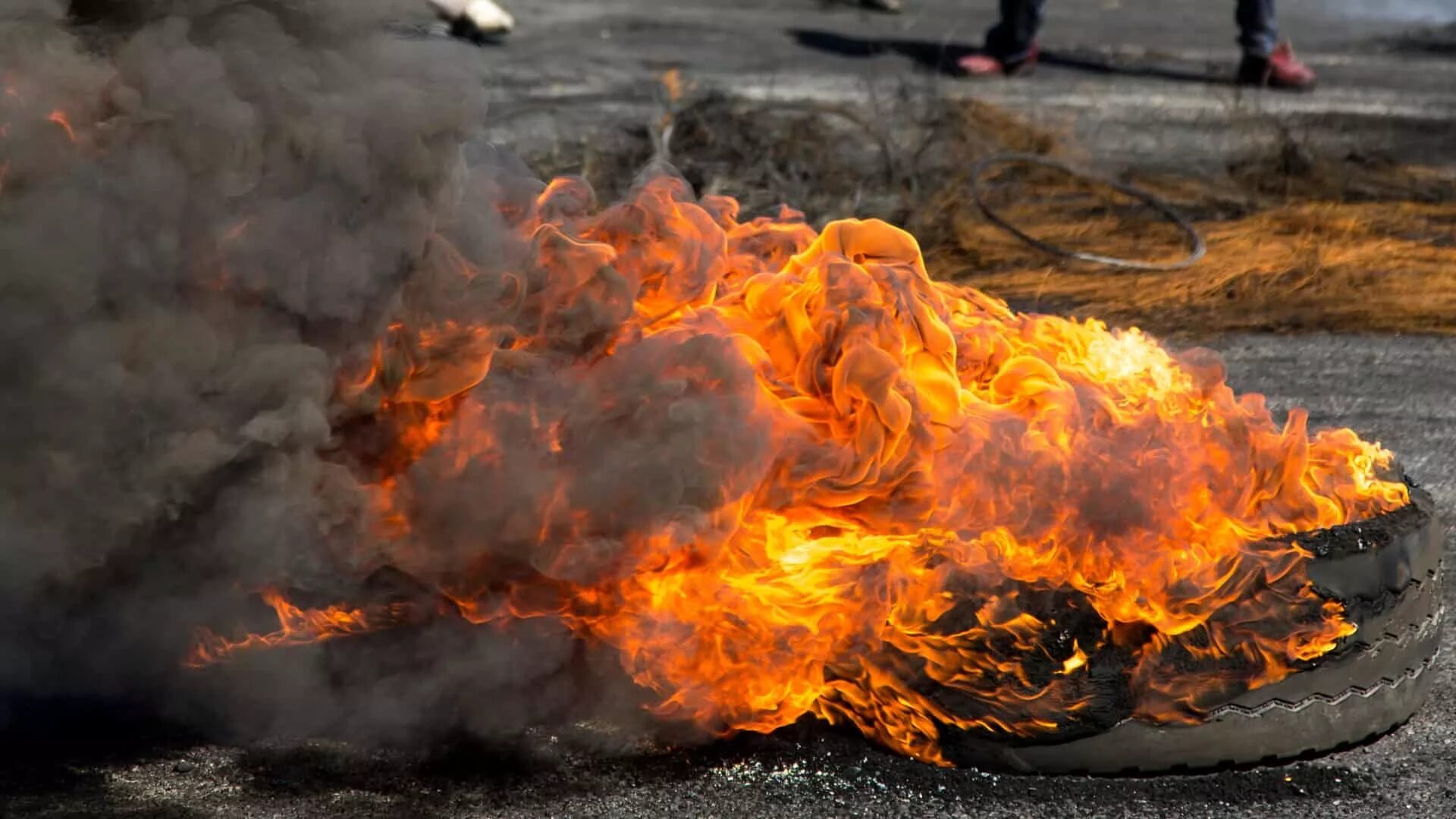 While you burning alive