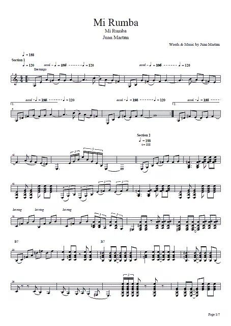 румба ноты. румба ноты. румба ноты для гитары. румба сарагины ноты. козлов румба для 2 гитар ноты.