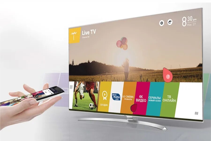 Android телевизоре lg