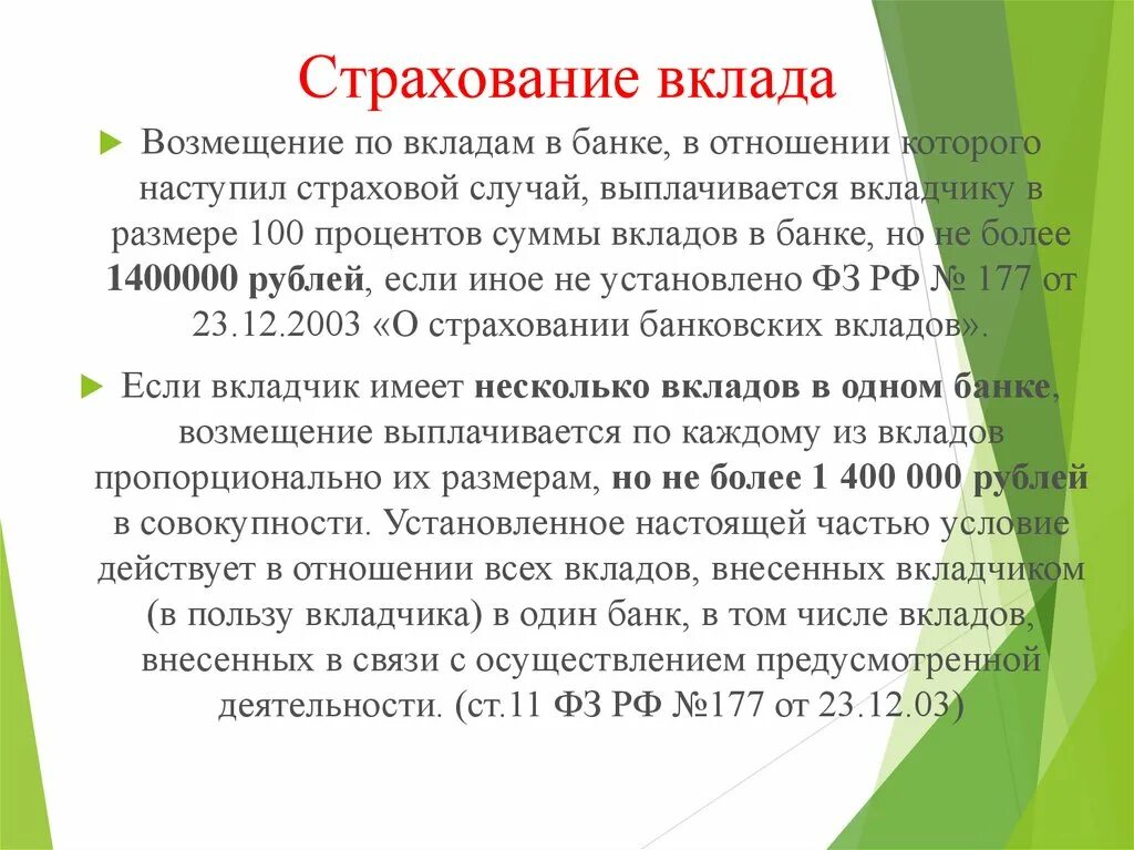 Какая страховая сумма на вклады. Застрахованные вклады сумма. Порядок возмещения по вкладам. Страховой депозит договор. Договор банковского вклада картинки для презентации.