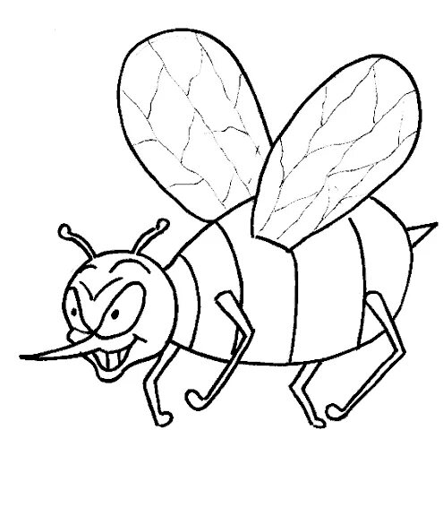 Муха раскраска для детей распечатать бесплатно Cobra Printable Coloring Pages Coloring Cool