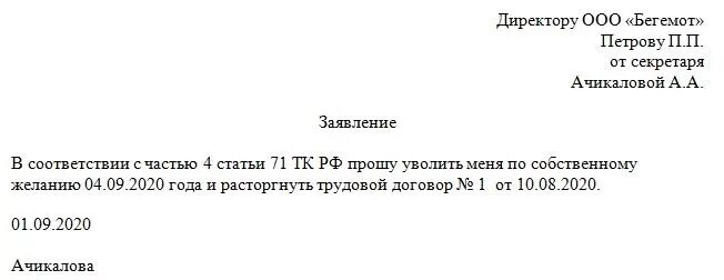 Увольнение по собственному во время испытательного срока. Заявление на увольнение по собственному на испытательном сроке. Ежегодный оплачиваемый отпуск при беременности заявление. Как написать заявление на увольнение на испытательном сроке. Заявление на увольнение на испытательном сроке образец.