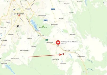 Погода на карте симферополь