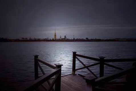 Пристань ночью