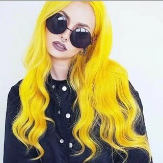 Yellow hair