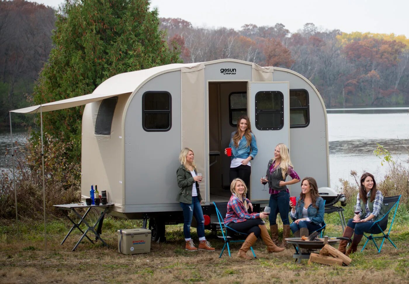 GOSUN camp365. Beauer 3x Expandable Camping Trailer. Trailer Camp. Pop up Camping Trailer.