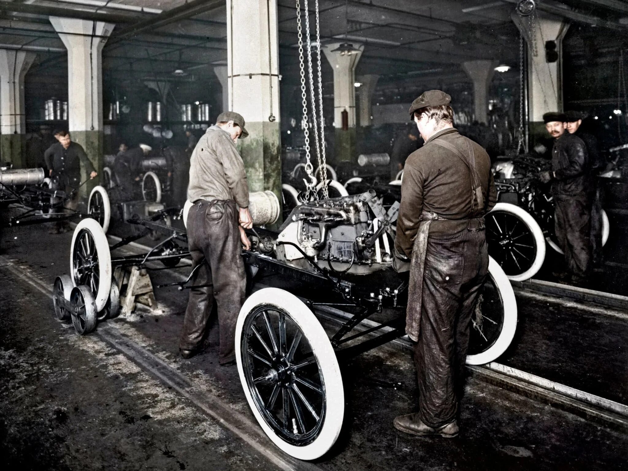 1913 Henry Ford. Завод начало 20 века