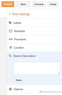 Setting posting