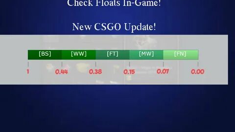 Степень износа cs go