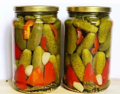 Огурцы и перцы консервированные
