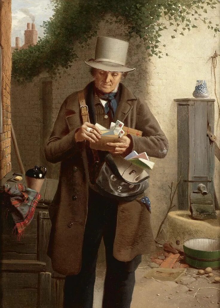 Норман роквелл художник ссср. Почтальон рисунок. Борис иванов картины толстяки. Почтальон печкин из простоквашино. Почтальон в живописи.