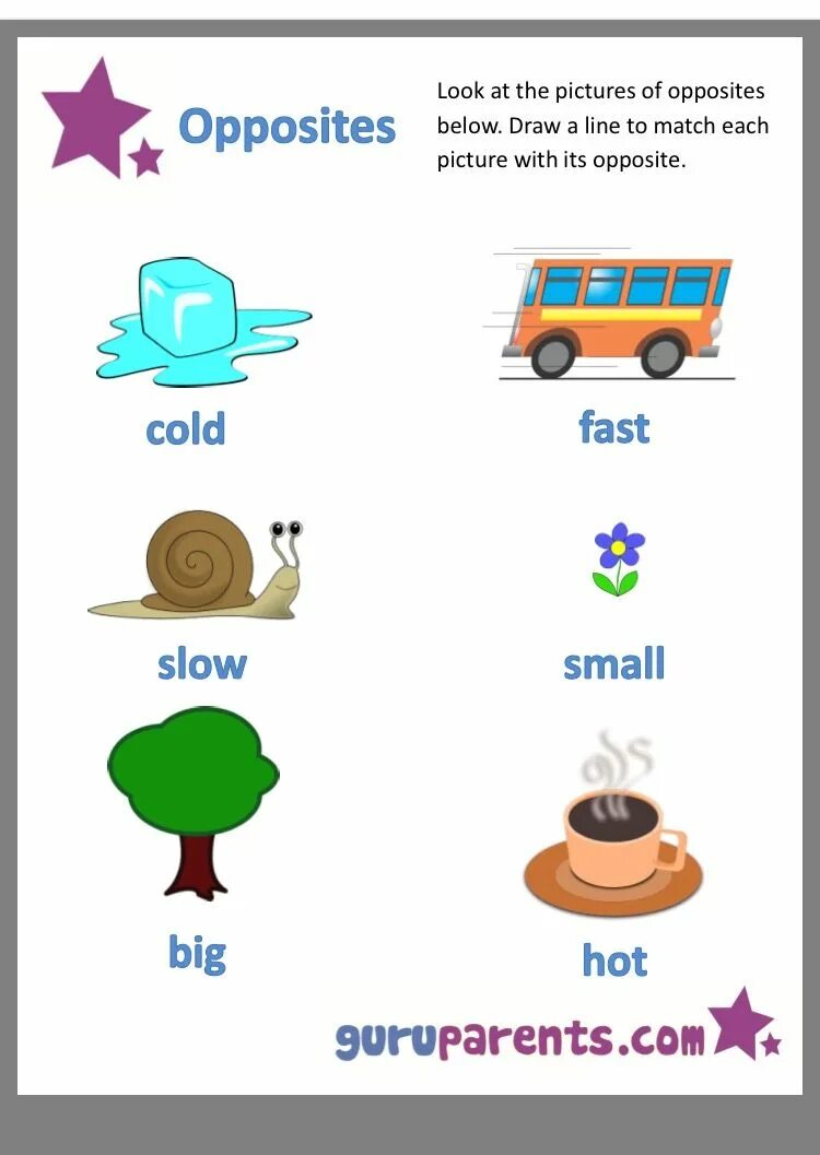 Cold slow. Задания на opposites. Opposites задания для детей. Opposites на английском для детей. Задания противоположности на английском.