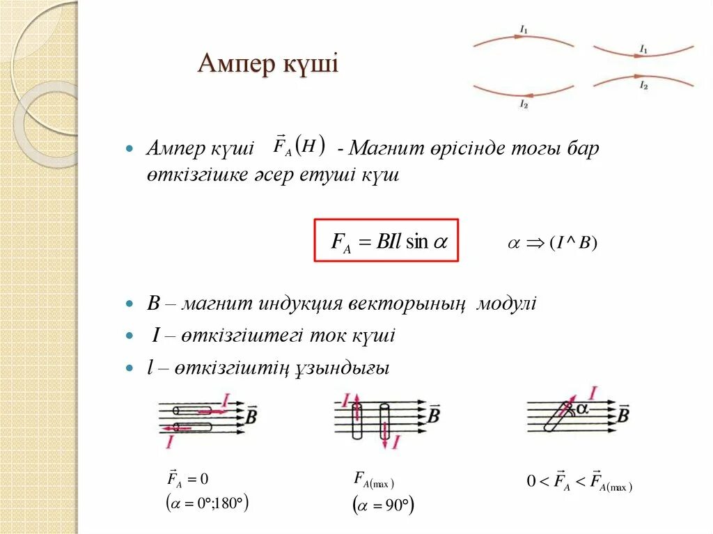 Ампер күші. Ампер күші Лоренц күші презентация. Ампер күші Лоренц күші есептер презентация. Ампер күші сол қол ережесі презентация.