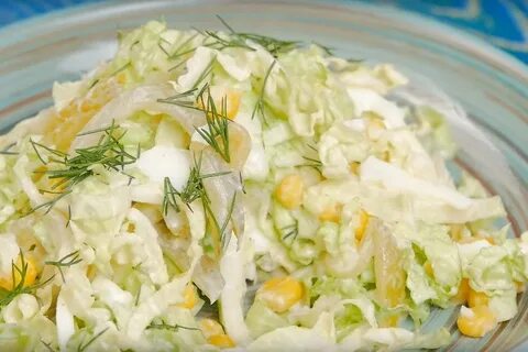 Рецепт салата с курицей яйцом капустой
