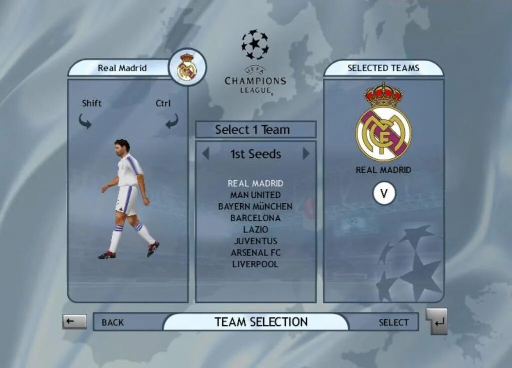 Играть игры лиги чемпионов. UEFA 2001 игра. UEFA 2002 игра. UEFA Champions League 2001 2002. UEFA Champions League игра.