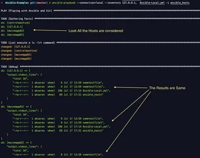 Ansible playbook примеры