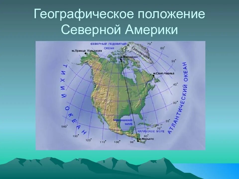 Географическое положение Северной Америки. Географическое положение Северной. Географическое положение Северной США. Расположение Северной Америки.