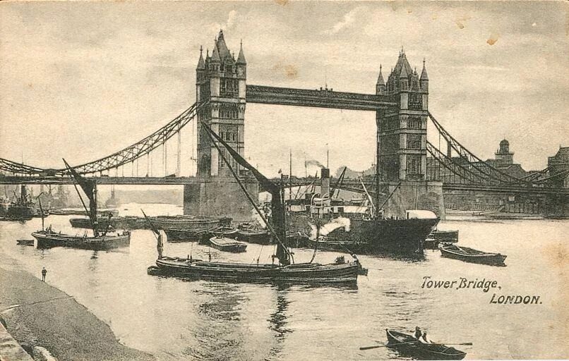 The first bridge was