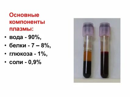 Компоненты плазмы