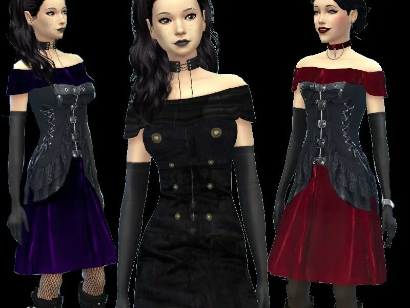 SIMS 4 Gothic clothes. SIMS 4 Vampire clothes. SIMS 4 Gothic Dress. The SIMS 4 платье вампиры.