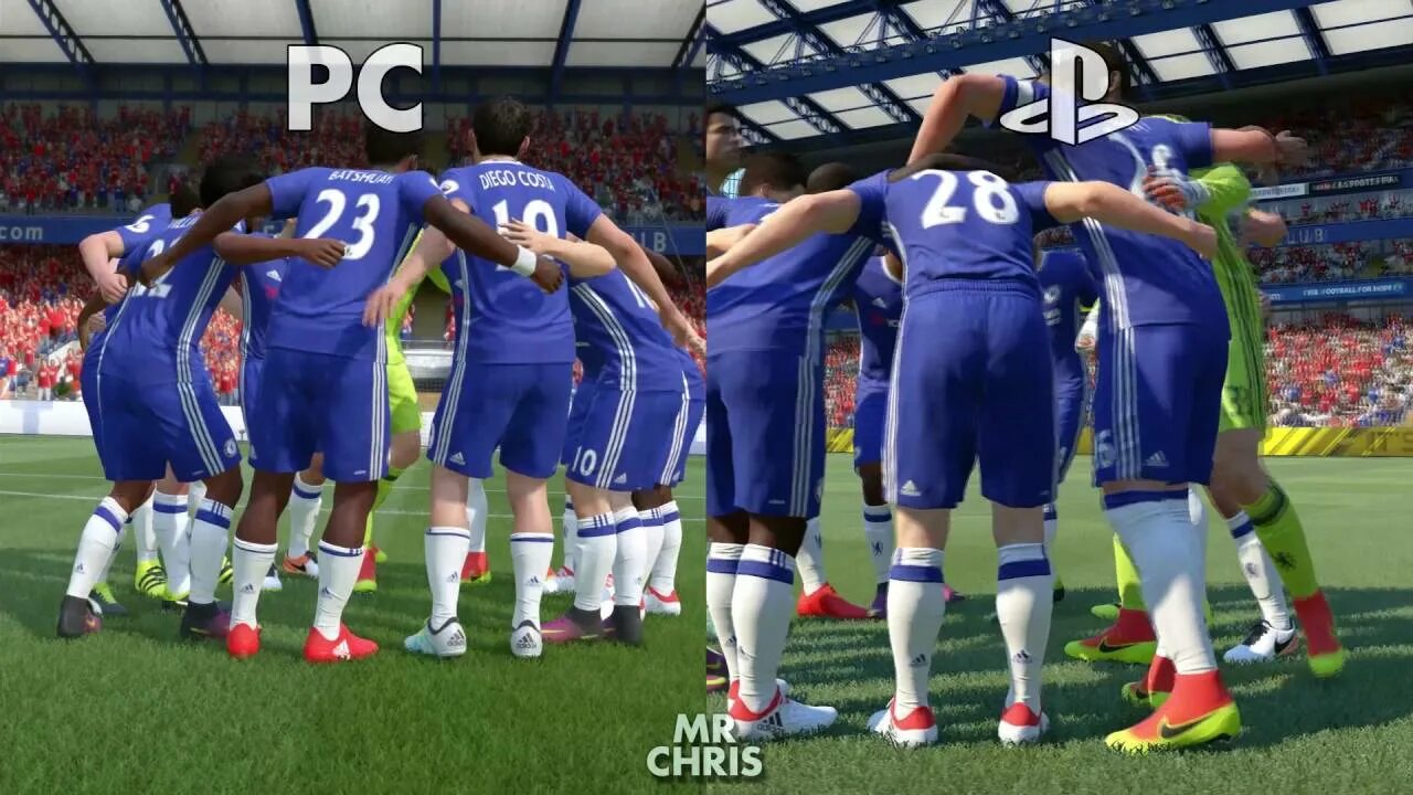FIFA 17 PC vs ps4.