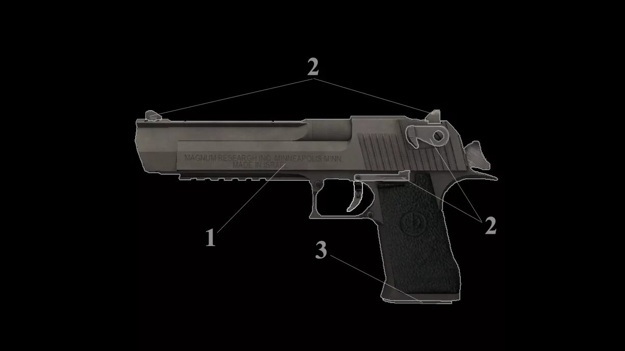 Дигл из бумаги. Дигл чертеж. Чертёж пистолета Desert Eagle.