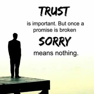 Broken trust