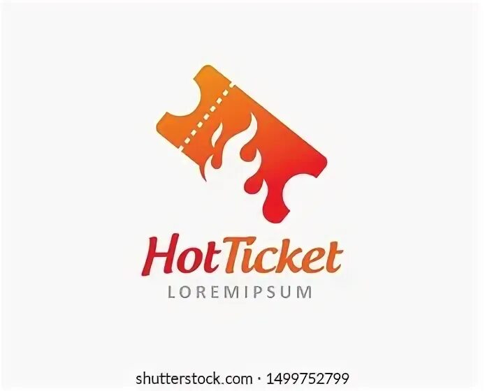 Hot tickets. Hottest ticket. Logo for ticket Office.