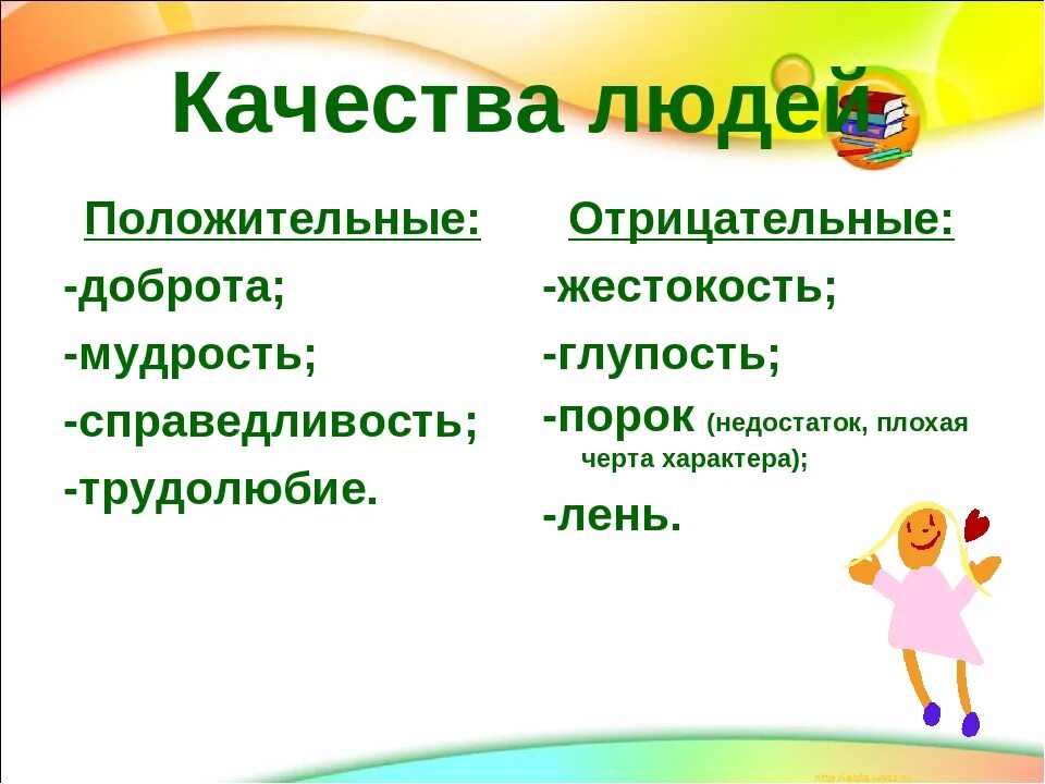 5 качеств добра. Качества человека. Положительные качества человека. Добрые качества человека. Положительные и отрицательные качества человека.