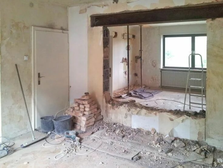 Убрали несущую стену. Как убрать несущую стену.