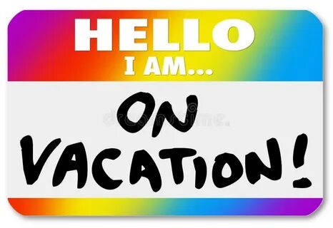 L am on holiday