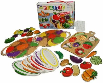 Игра на липучках фрукты и овощи