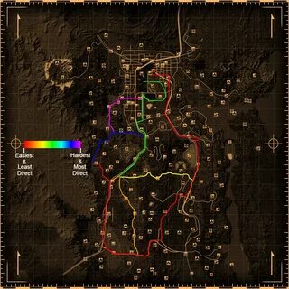 Fallout new vegas карта