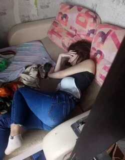 Спящие пьяные японки видео