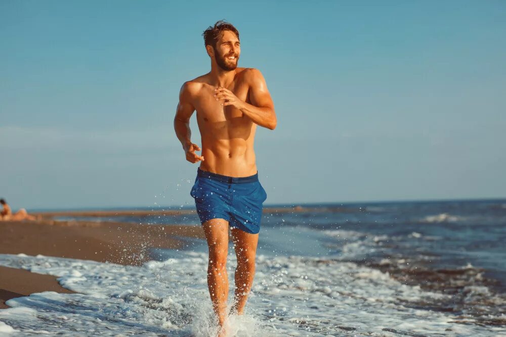 Фрэнк ментиер. Homotrophy model men. Мужское тело. Male beach. Спортсмены на пляже.