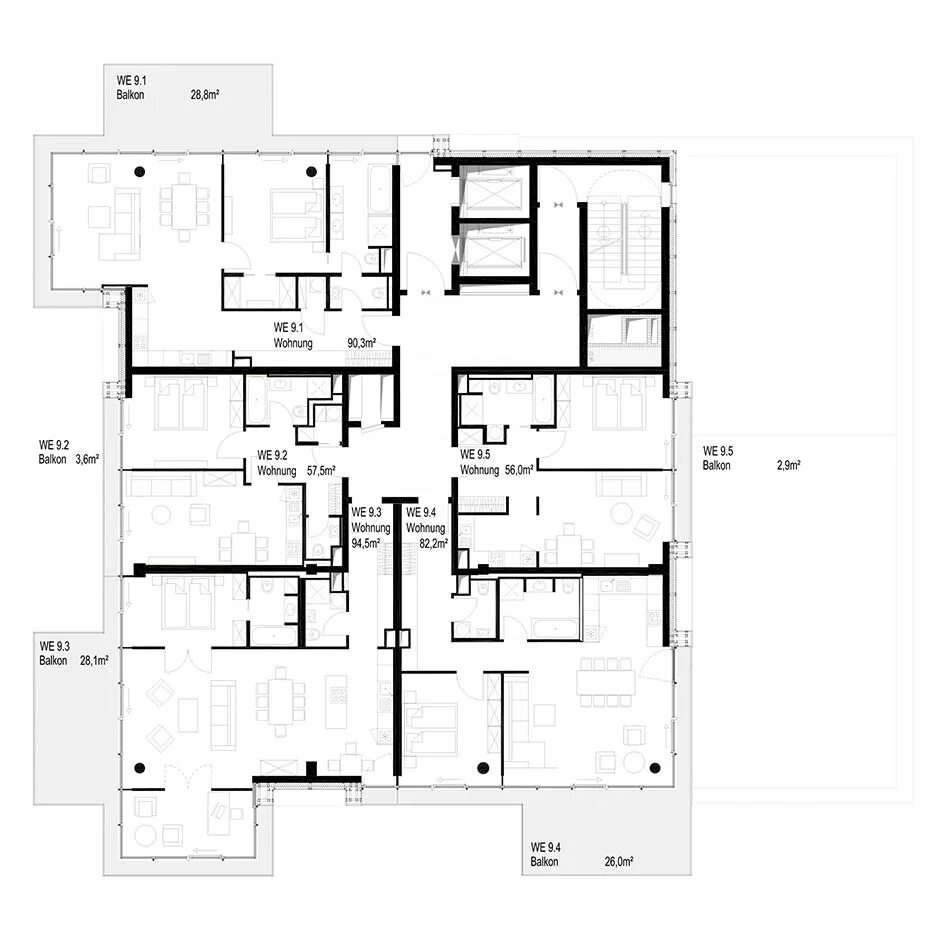 Жилой комплекс «парагон» в Берлине план. Футурум Берлин. Living levels