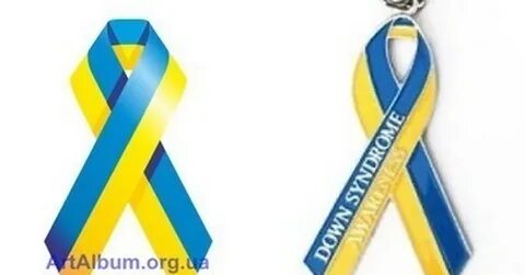 Желто голубой символ