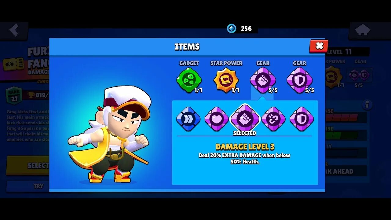 Фэнг из Brawl Stars. Fang из Brawl Stars. 30 Rank Brawl Stars. Fang build Brawl Stars.