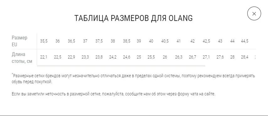 Ботинки размерная сетка. Ботинки размерная сетка