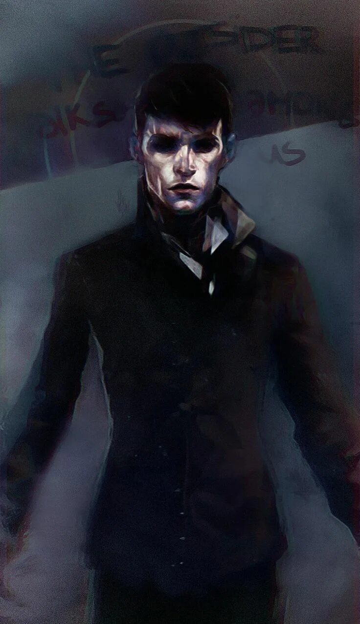 Dishonored 2 outsider art. Чужой дизонорд арт. Dishonored 2 outsider. Чужой из dishonored 2. Аутсайдер дизонорд 2.