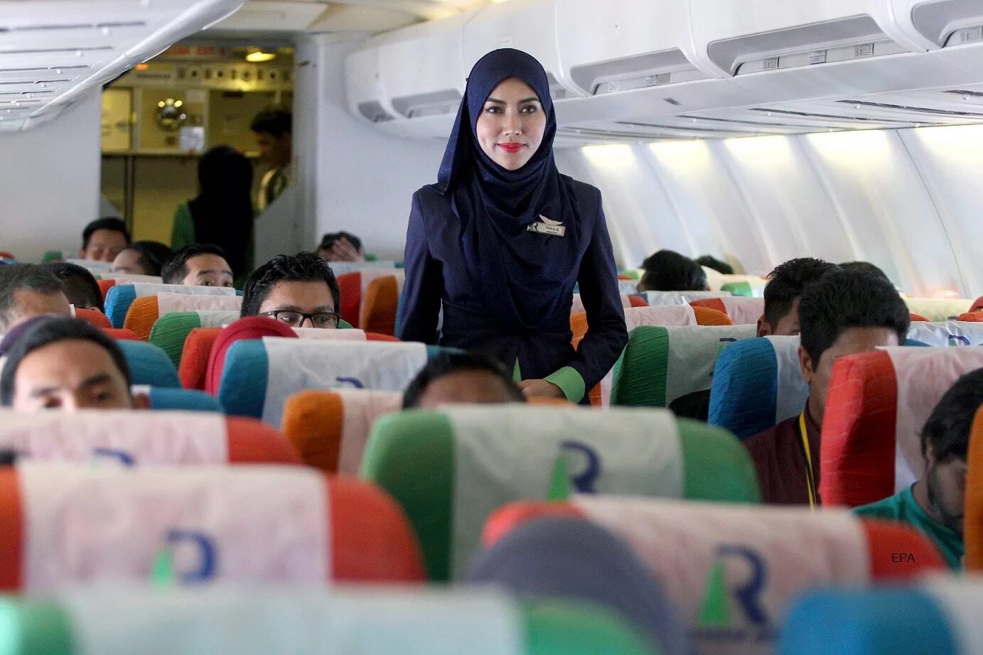 Мусульманин в самолете