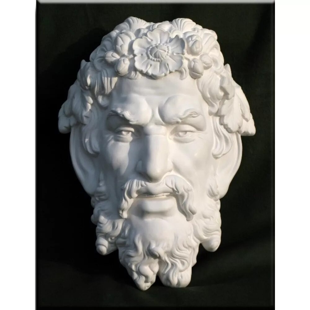Гипсовая маска сатира. Маска сатира. Маска сатира, гипс 90-952. Софокл гипсовый бюст. Маска сатира.