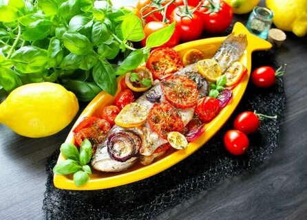 Форель в духовке целиком с овощами