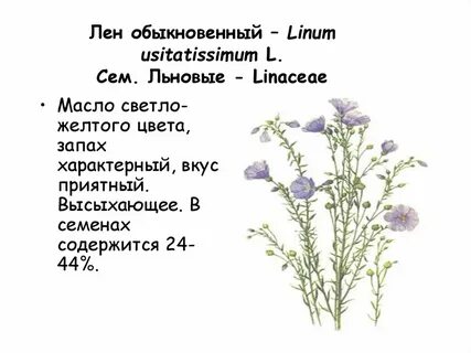 Отдел льна