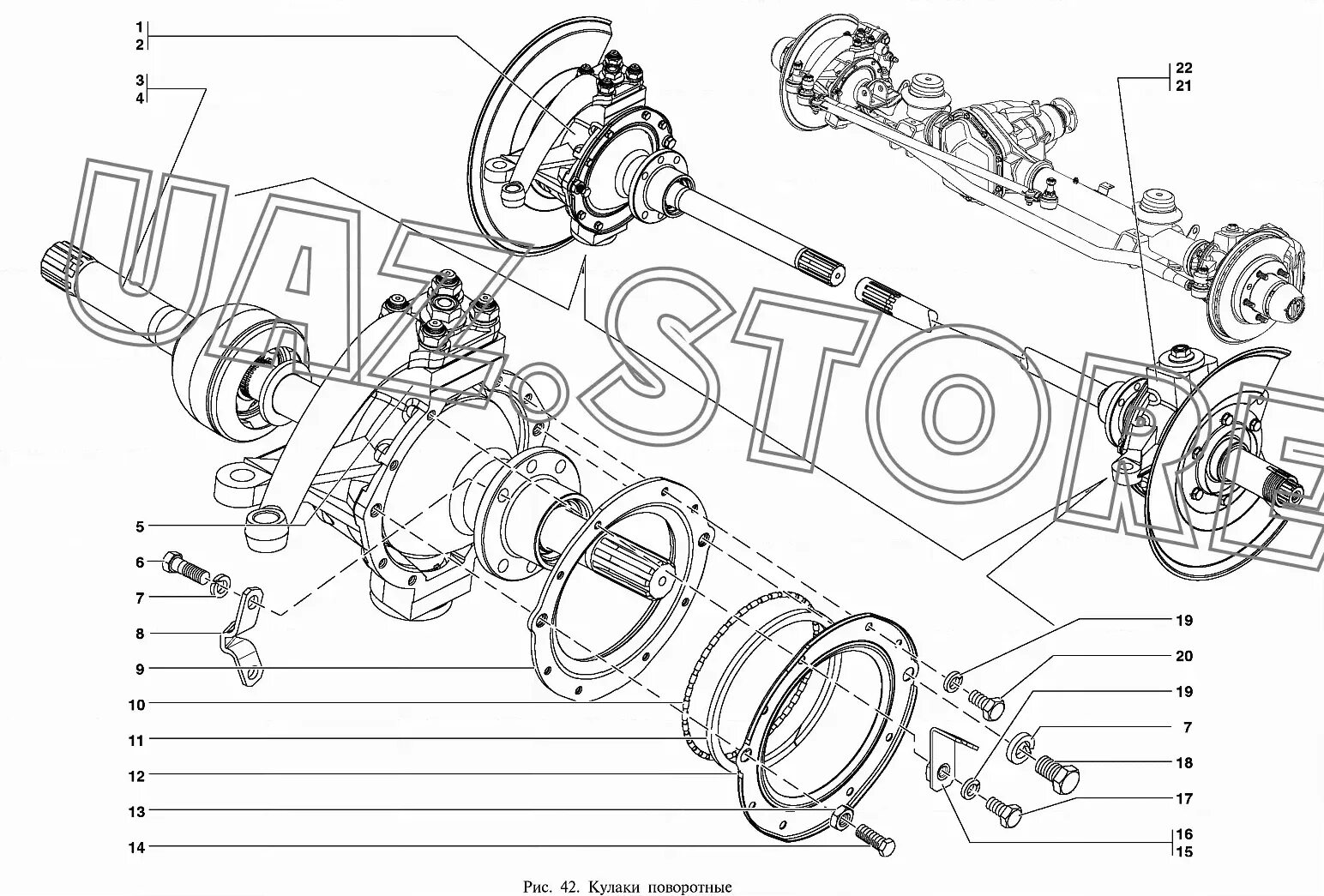 УАЗ 469 ступица переднего моста. Схема сборки поворотного кулака УАЗ 469. Схема сюорки поворотногокулака уаз469. Поворотный кулак УАЗ Хантер схема.